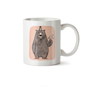 ماگ سرامیکی ساده طرح تولد کد MUG-120