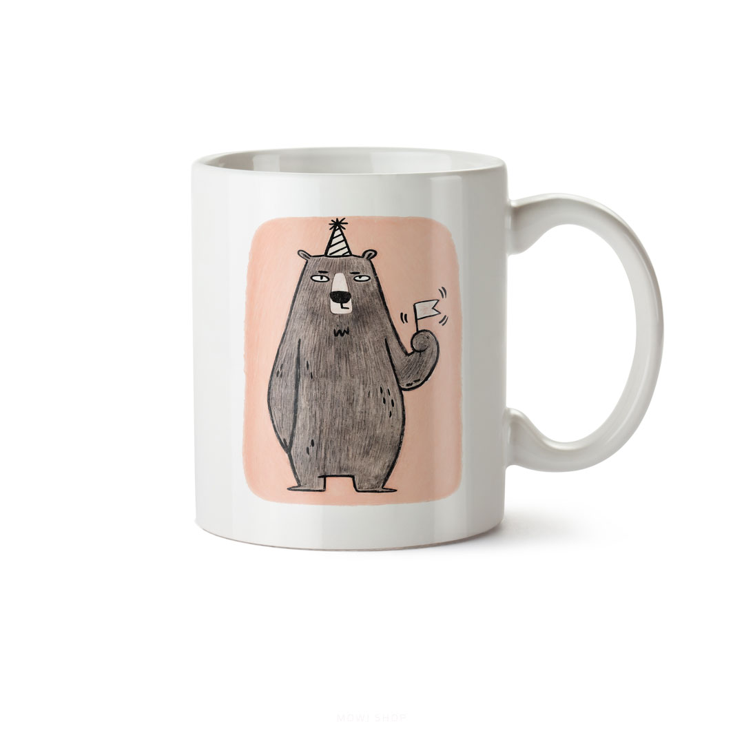 ماگ سرامیکی ساده طرح تولد کد MUG-120
