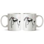 ماگ سرامیکی ساده طرح دخترانه کد MUG-121