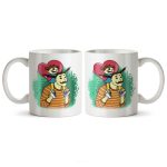ماگ سرامیکی ساده طرح پدر و دختر کد MUG-125