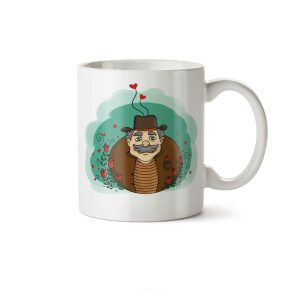 ماگ سرامیکی ساده طرح پدر کد MUG-126