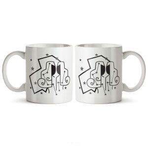ماگ سرامیکی ساده طرح نماد ماه ژوئن/خرداد کد MUG-130