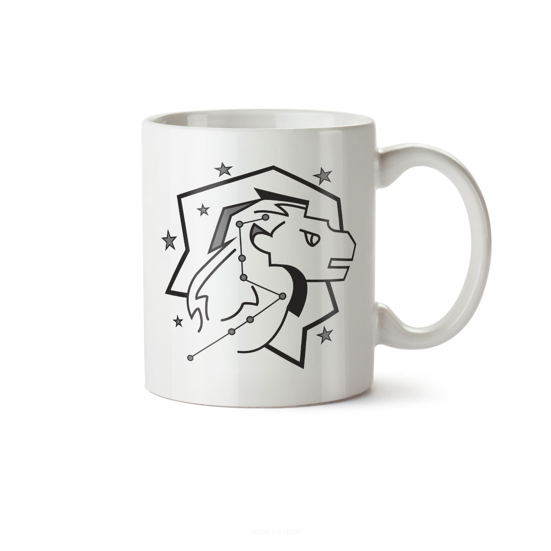 ماگ سرامیکی ساده طرح نماد ماه آگوست/مرداد کد MUG-132