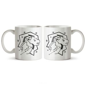 ماگ سرامیکی ساده طرح نماد ماه آگوست/مرداد کد MUG-132