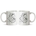 ماگ سرامیکی ساده طرح نماد ماه سپتامبر/شهریور کد MUG-133