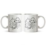 ماگ سرامیکی ساده طرح نماد ماه نوامبر/آبان کد MUG-135