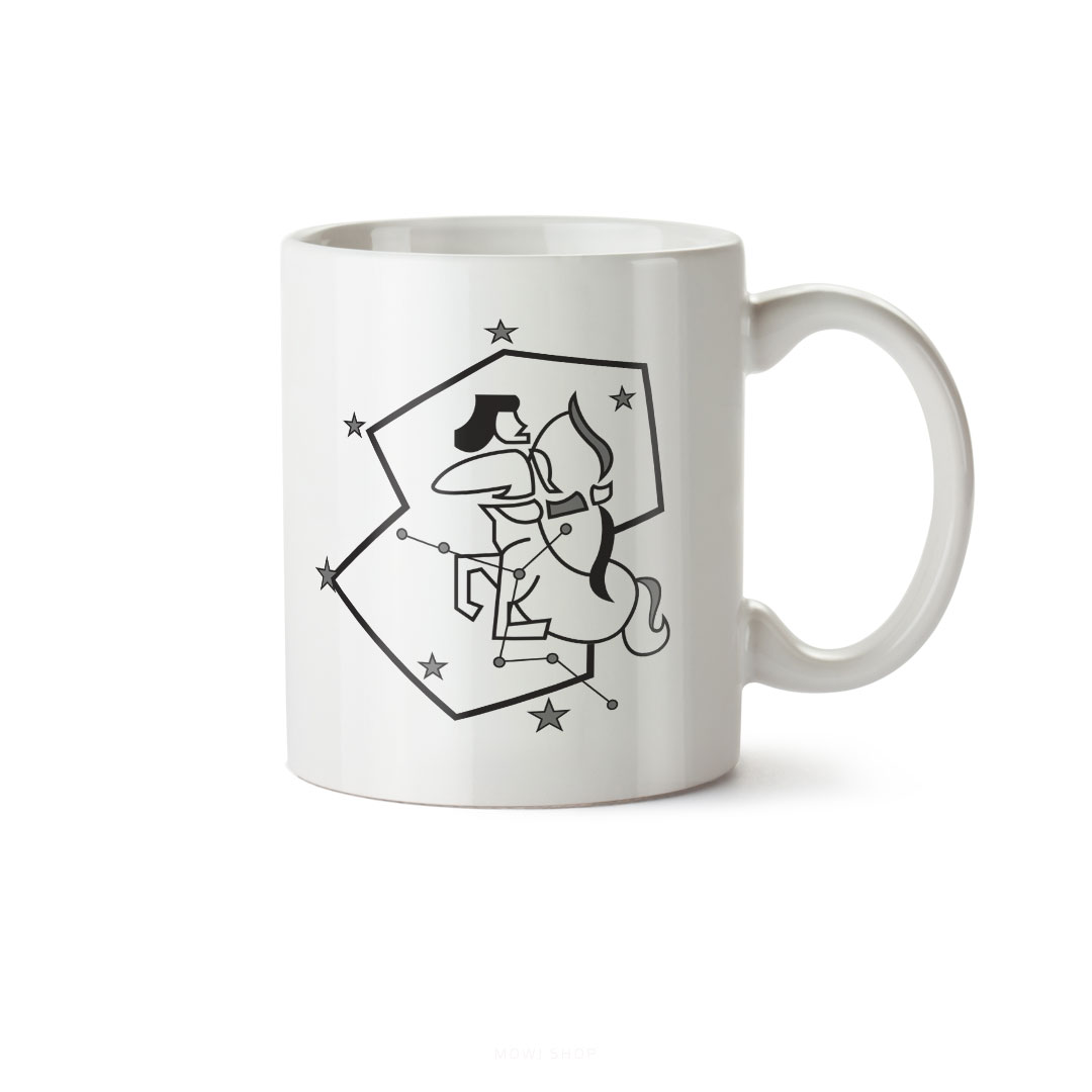 ماگ سرامیکی ساده طرح نماد ماه دسامبر/آذر کد MUG-136