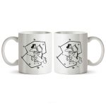 ماگ سرامیکی ساده طرح نماد ماه دسامبر/آذر کد MUG-136