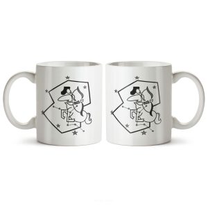 ماگ سرامیکی ساده طرح نماد ماه دسامبر/آذر کد MUG-136