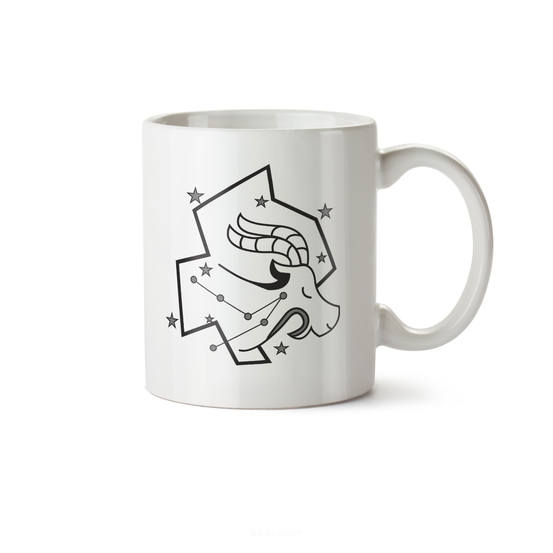 ماگ سرامیکی ساده طرح نماد ماه ژانویه/دی کد MUG-137