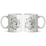 ماگ سرامیکی ساده طرح نماد ماه ژانویه/دی کد MUG-137