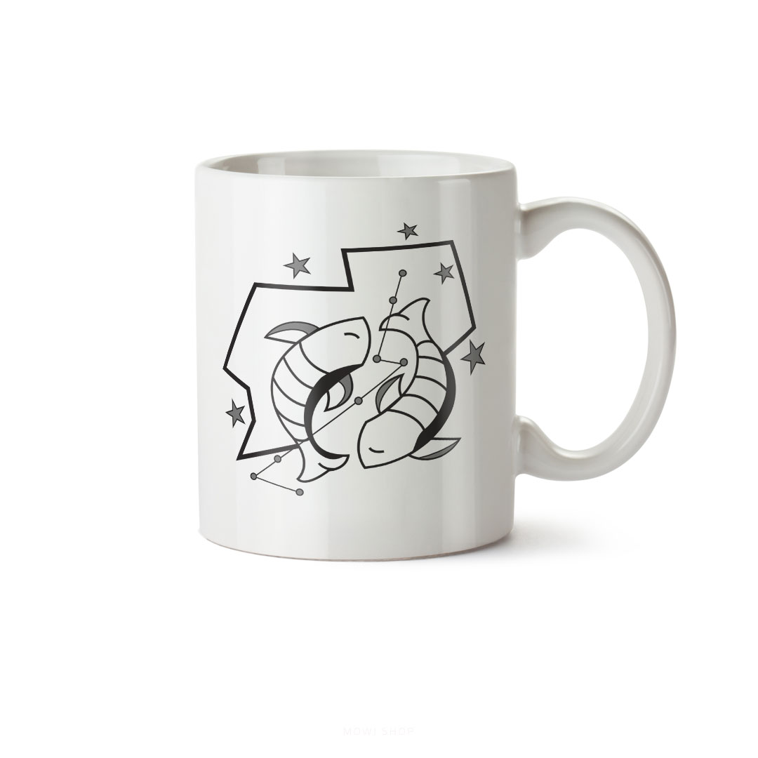 ماگ سرامیکی ساده طرح نماد ماه مارس/اسفند کد MUG-139
