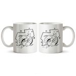 ماگ سرامیکی ساده طرح نماد ماه مارس/اسفند کد MUG-139