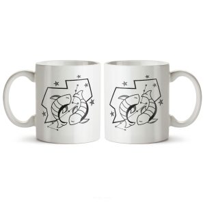 ماگ سرامیکی ساده طرح نماد ماه مارس/اسفند کد MUG-139