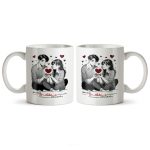 ماگ سرامیکی ساده طرح عاشقانه کد MUG-141