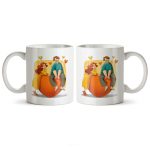 ماگ سرامیکی ساده طرح عاشقانه کد MUG-144