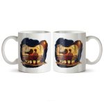 ماگ سرامیکی ساده طرح عاشقانه کد MUG-148