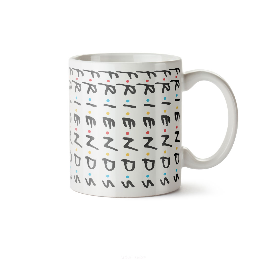 ماگ سرامیکی ساده طرح فانتزی friends کد MUG-153