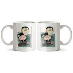 ماگ سرامیکی ساده طرح عاشقانه کد MUG-156
