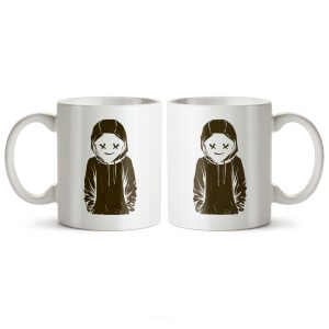 ماگ سرامیکی ساده طرح فانتزی هکر کد MUG-159