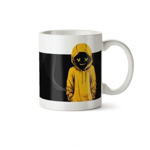 ماگ سرامیکی ساده طرح فانتزی هکر کد MUG-160