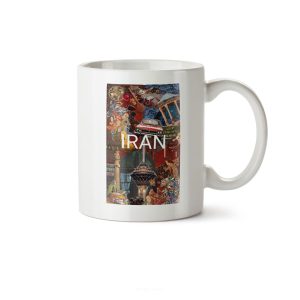 ماگ سرامیکی ساده طرح هنری نوستالژی ایران کد MUG-161