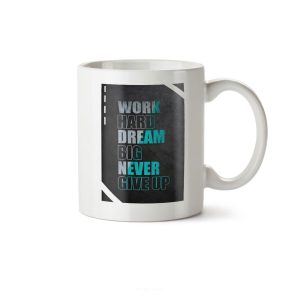 ماگ سرامیکی ساده طرح فانتزی سخن انگیزشی کد MUG-162