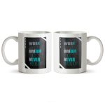 ماگ سرامیکی ساده طرح فانتزی سخن انگیزشی کد MUG-162