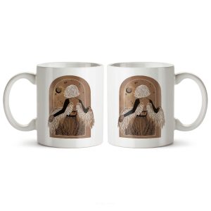 ماگ سرامیکی ساده طرح فانتزی دخترانه کد MUG-165