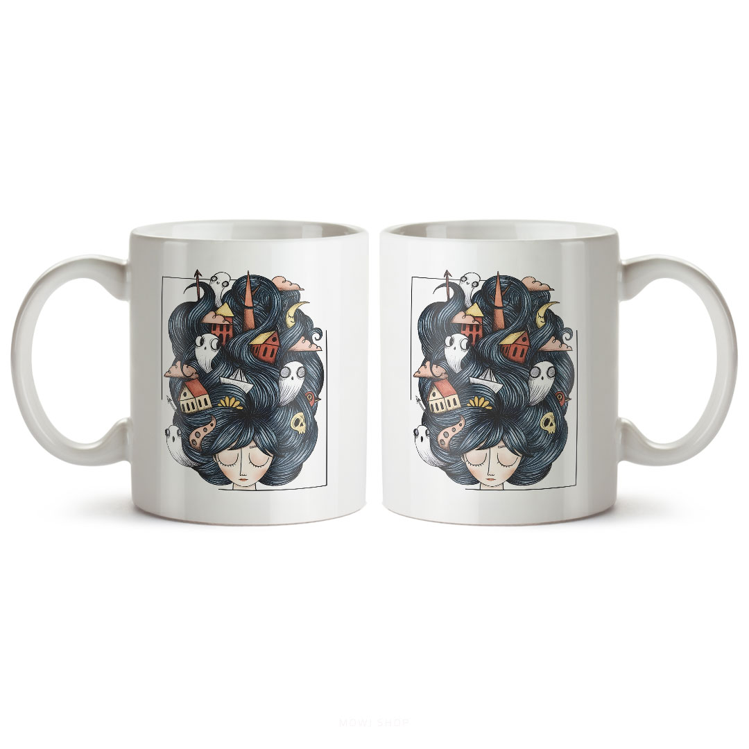 ماگ فانتزی دخترانه کد MUG-170