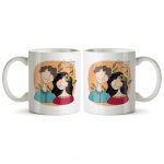 ماگ سرامیکی ساده طرح عاشقانه کد MUG-171
