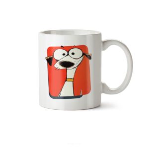 ماگ سرامیکی ساده طرح فانتزی سگ کد MUG-173