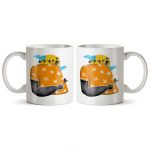 ماگ سرامیکی ساده طرح فانتزی پسرانه کد MUG-176
