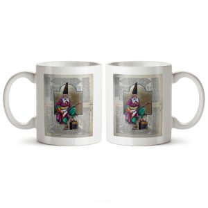 ماگ سرامیکی ساده طرح فانتزی کد MUG-178