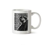 ماگ سرامیکی ساده طرح فانتزی کد MUG-180