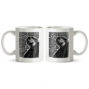 ماگ سرامیکی ساده طرح فانتزی کد MUG-180