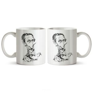 ماگ سرامیکی ساده طرح فانتزی کد MUG-182