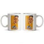 ماگ سرامیکی ساده طرح فانتزی کد MUG-183