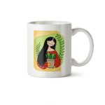 ماگ سرامیکی ساده طرح فانتزی دخترانه کد MUG-185