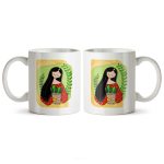 ماگ سرامیکی ساده طرح فانتزی دخترانه کد MUG-185