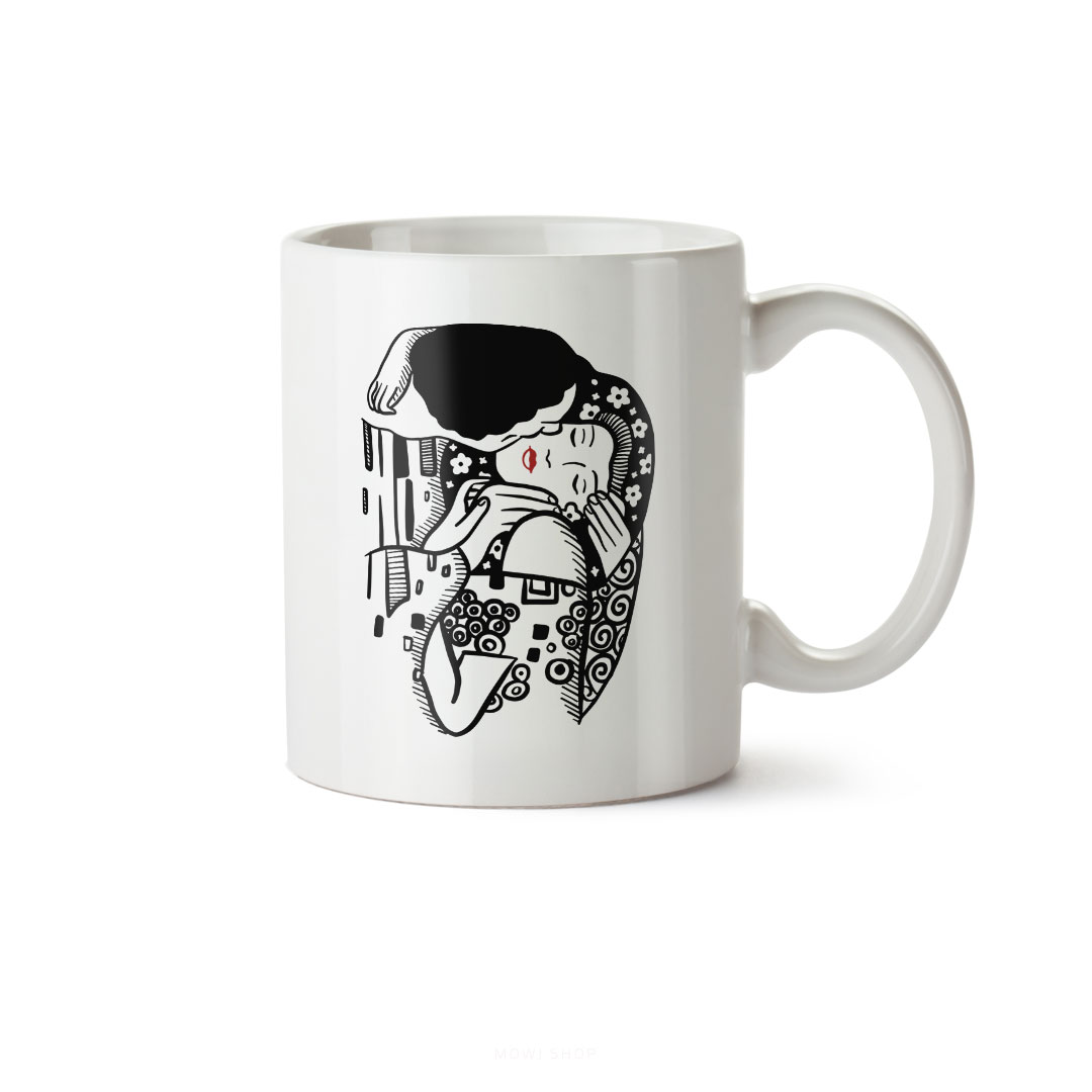 ماگ سرامیکی ساده طرح عاشقانه کد MUG-186