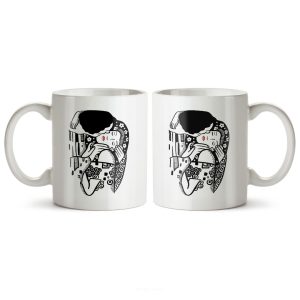 ماگ سرامیکی ساده طرح عاشقانه کد MUG-186