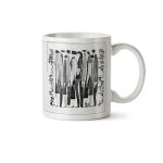 ماگ سرامیکی ساده طرح هنری اجتماعی کد MUG-187