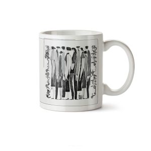 ماگ سرامیکی ساده طرح هنری اجتماعی کد MUG-187