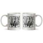 ماگ سرامیکی ساده طرح هنری اجتماعی کد MUG-187