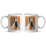 ماگ سرامیکی ساده طرح هنری آزادی کد MUG-188
