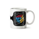 ماگ سرامیکی ساده طرح فانتزی ریاضی کد MUG-189