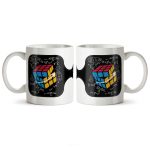 ماگ سرامیکی ساده طرح فانتزی ریاضی کد MUG-189