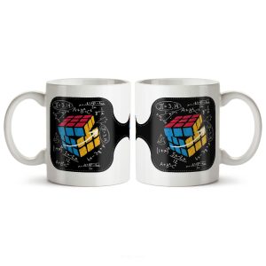 ماگ سرامیکی ساده طرح فانتزی ریاضی کد MUG-189
