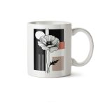 ماگ سرامیکی ساده طرح هنری طبیعت کد MUG-190